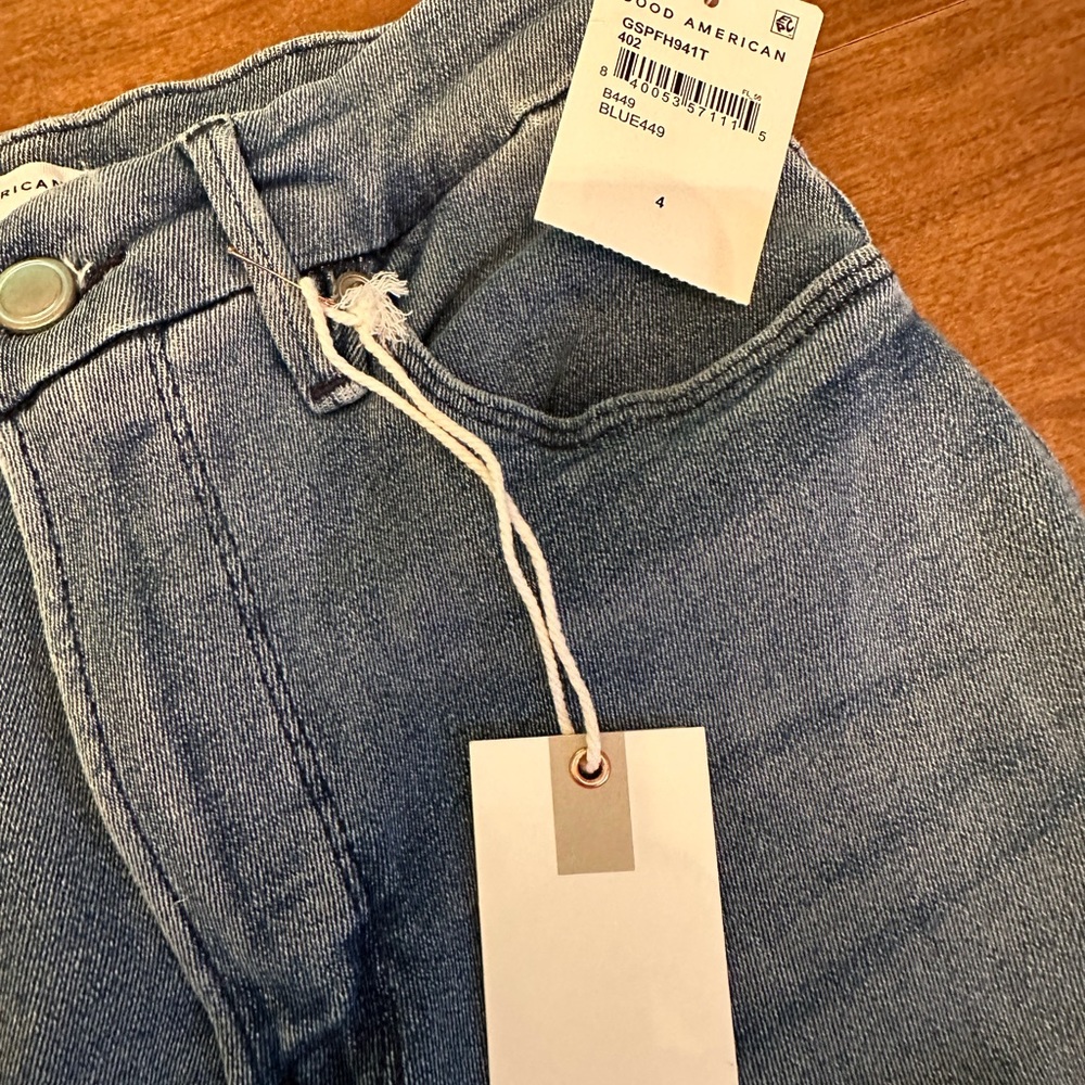 Good American Good Legs Straight Jeans size 4 - Picture 4 of 11